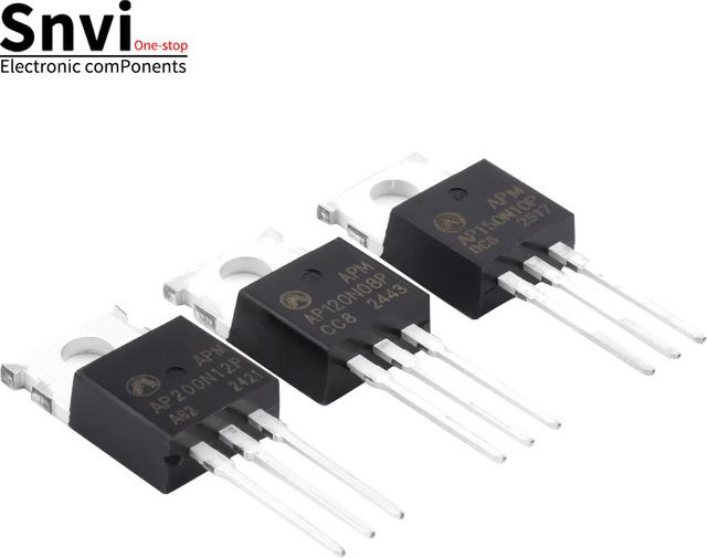 APM Yongyuan MOSFETs in Schwarz für AP120N06P, AP12N08P, AP150N10P und AP200N12P - Bild 1