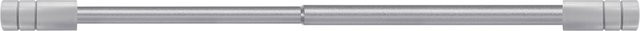 POCOline Stilgarnitur Rillen in Silber aus Metall im Industrial Look, ausziehbar von 130 bis 240 cm, Durchmesser: 1,6 cm - Bild 1
