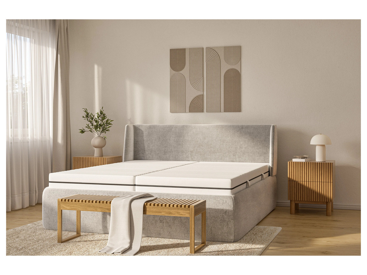 LIVARNO HOME Komfortschaummatratze Waves mit Wellenschnitt, H3, Farbe: Weiß, B: 90 cm, L: 200 cm - Bild 2