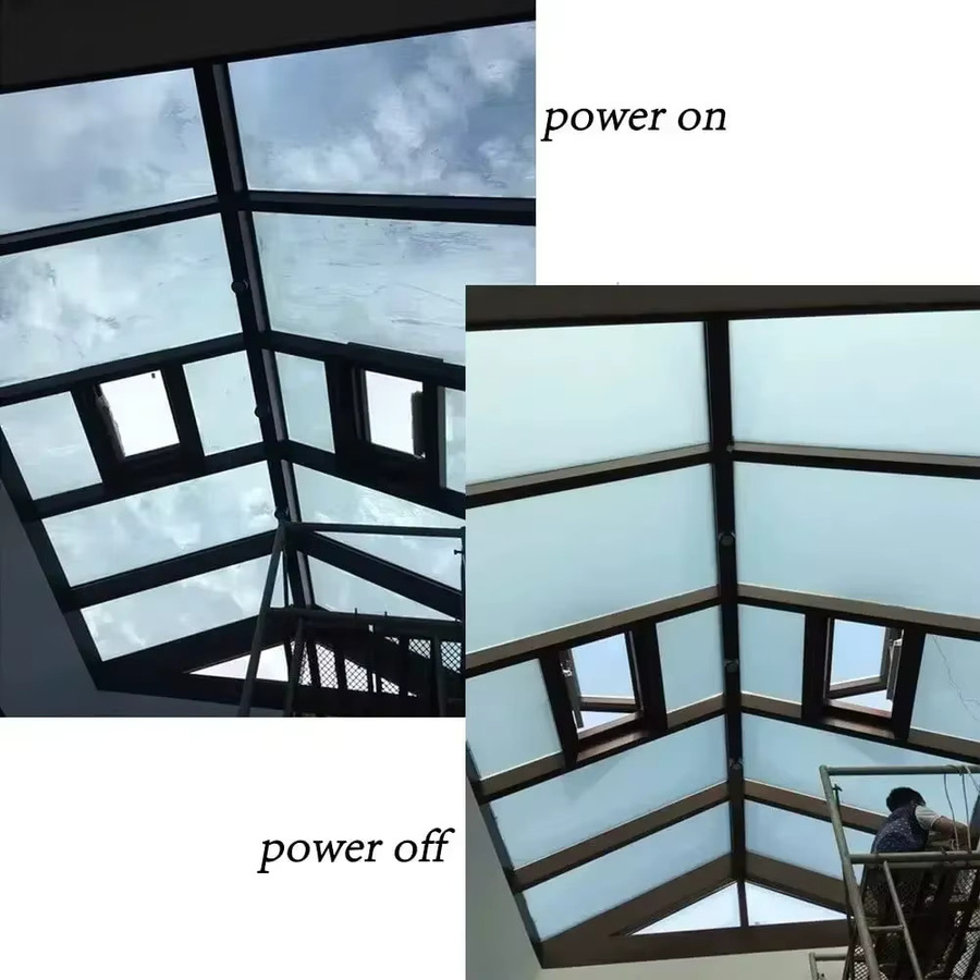 YTYIN PDLC Schaltbare Intelligente Folie für Glasfenster, Selbstklebend, Transparent, Elektrische Fenstertönung mit Fernbedienung - Bild 5