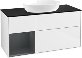 V&B Waschtischunterschrank Finion in Weiß lackiert, Breite: 120 cm, Tiefe: 50,1 cm, Höhe: 50,1 cm - Bild 1