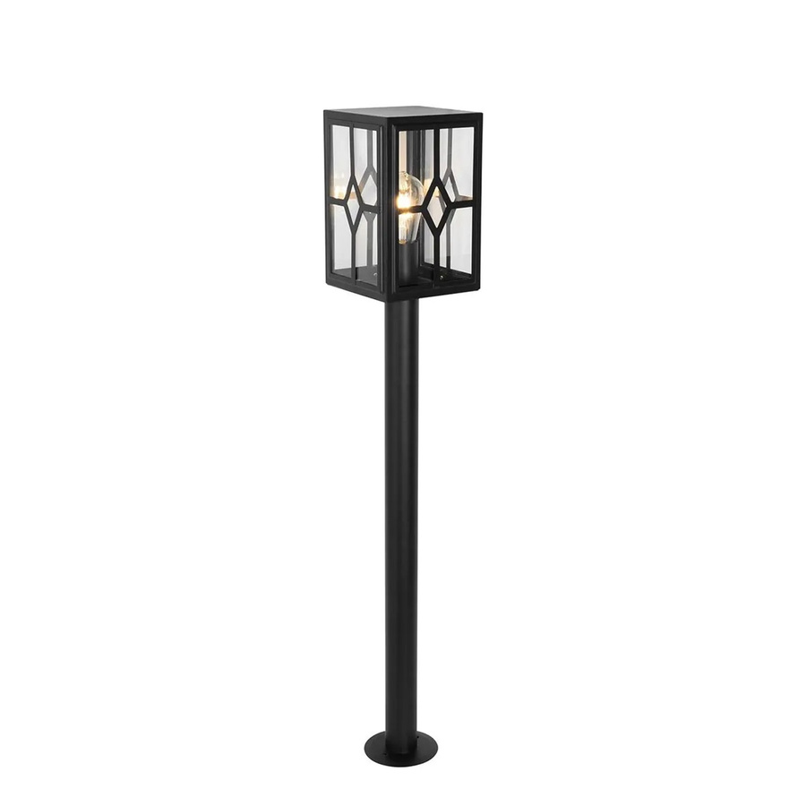 QAZQA Dover Klassische LED-Stehleuchte für den Außenbereich, Schwarz, Höhe: 100 cm, IP44 - Bild 2