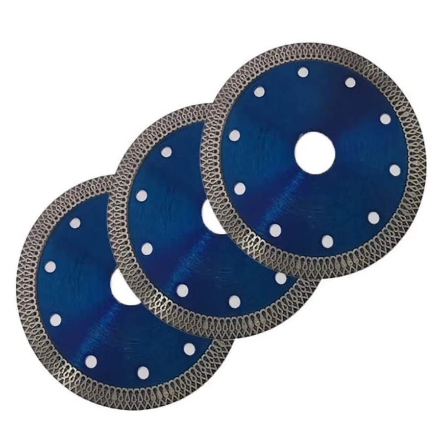 Turbo Diamant Kreissäge Klinge Trennscheibe für Granit Marmor Porzellan Fliesen und Keramik, Blau, Durchmesser: 105 mm - Bild 6