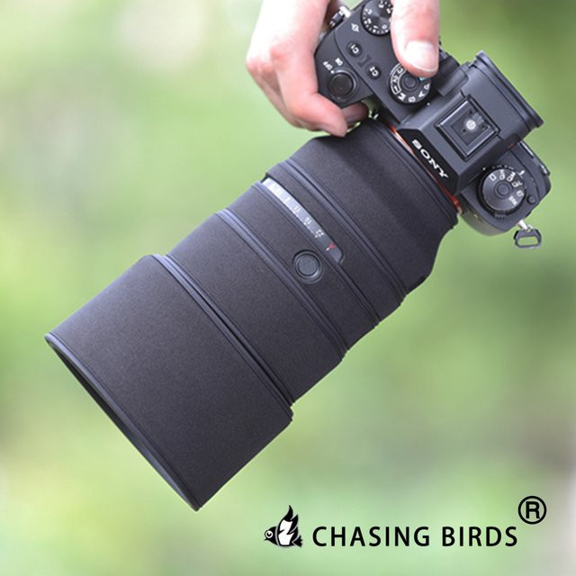 Chasing Birds Version IV Objektiv-Tarnhülle für SONY FE 135 mm F1.8 GM, wasserdicht und regenfest, Schwarz - Bild 1