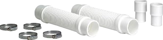 Sunfun Schlauchanschlussset 2-fach Adapter in Weiß für 32 mm und 38 mm - Bild 1