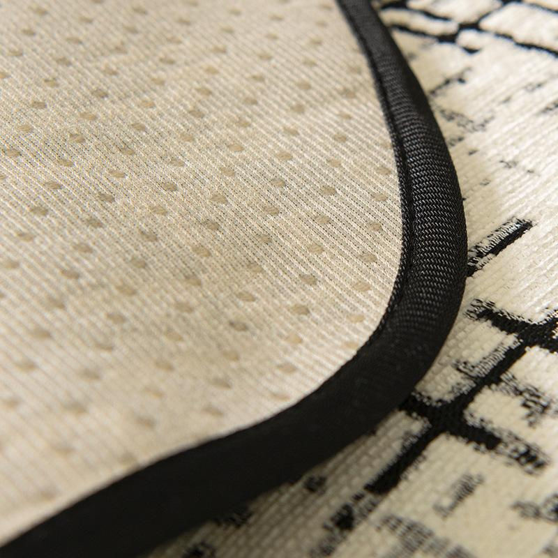 Simplicity Jacquard-Sofabezug für Eckcouches in Schwarz, rutschfest und minimalistisch, B/T/H: 70 x 70 cm - Bild 5