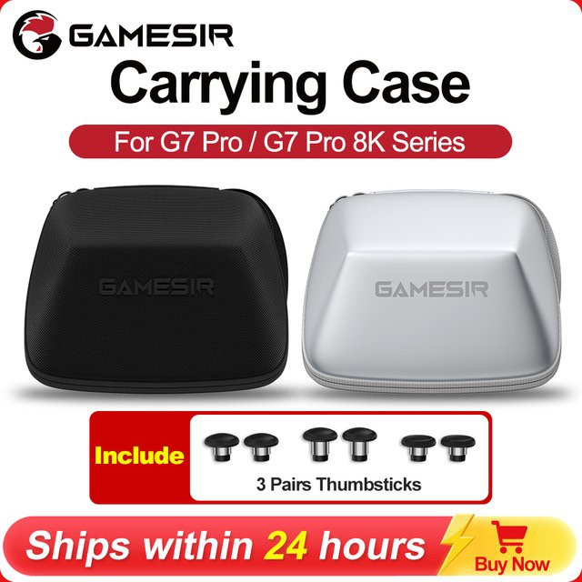 GameSir G7 Pro Case Schwarz: Originale Tragetasche für PC Gamepad mit 3 Paar Thumbsticks - Bild 1