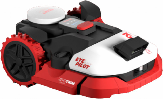 Kress EyePilot RTKn KR271E Premium Rasenroboter in Weiß für Gärten bis 1.500 m² mit wiederaufladbarem Akku - Bild 1
