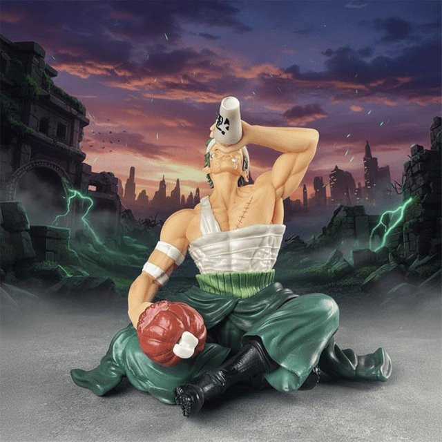 Yiran toy 1 One Piece Luffy Modell Ornament grün - Bild 1