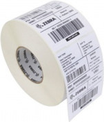 Zebra 8000T Void Matte manipulationssichere Polyester-Klebeetiketten Silber B: 25 mm, H: 51 mm - Bild 1