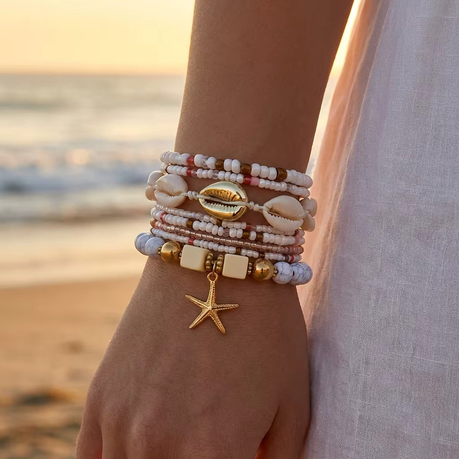 Rinhoo Armband-Set, Perle, Bunt, Damen - Bild 2