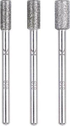 Wolfcraft 5987000 Diamantschleifstift-Set in Silber für Metall - Bild 1