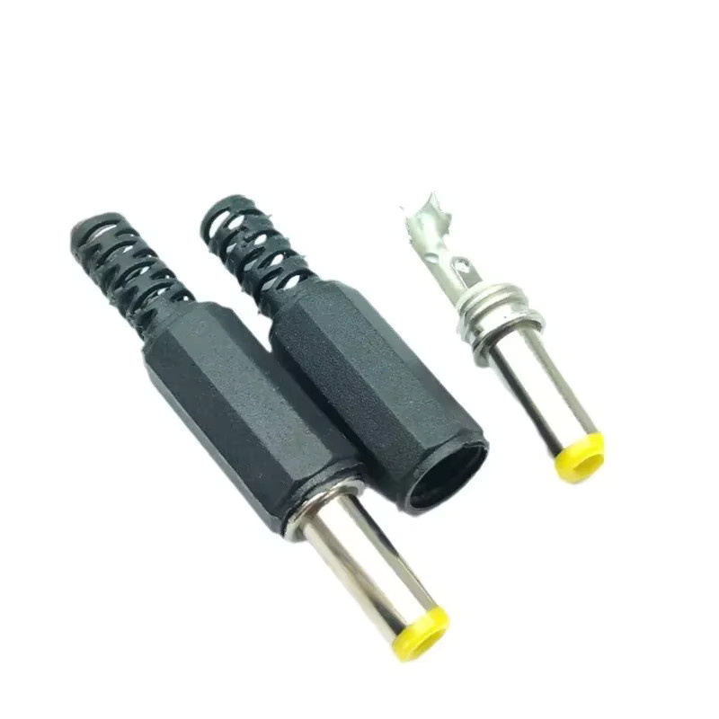 DC-Stromstecker Hohlstecker männlich in Schwarz mit 5,5 mm x 2,5 mm und 5,5 mm x 2,1 mm - Bild 2