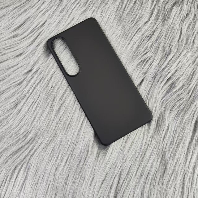 LuckyB Stoßfeste Handyhülle aus Hart-PC für Sony Xperia 1 VII 10 V IV 5 III 1 V 10 III IV in Schwarz - Bild 1
