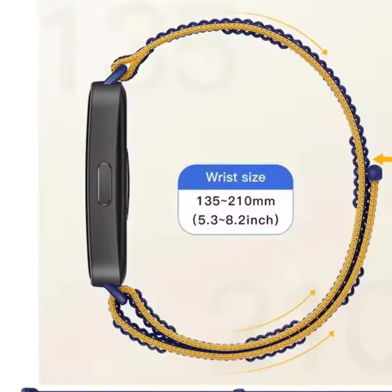 Uhrenarmband Nylon, Schwarz, Unisex - Bild 5