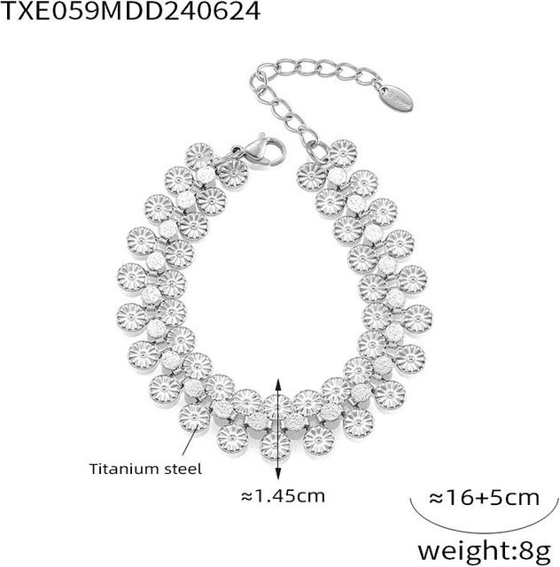 Nivora Schmuck-Set Edelstahl, Gold, Zirkonia, Damen - Bild 1