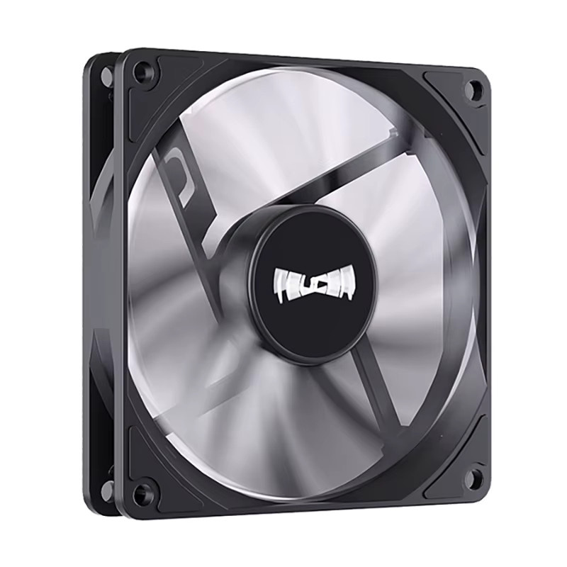 TEUCER CPU-Lüfter Schwarz, 9 cm, 4-polig, PWM, dünnes Design mit hydraulischem Lager, 1000–2700 U/min für Desktop-PC-Gehäusekühlung - Bild 6