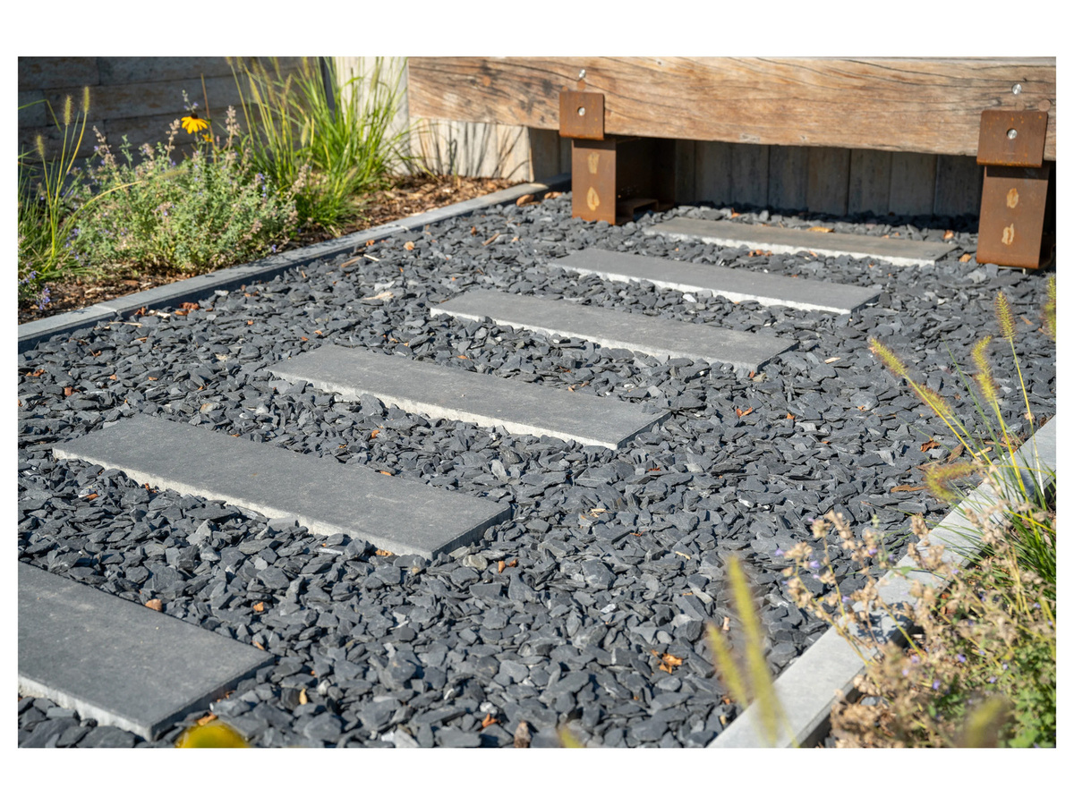 Diephaus Terrassenplatte Langas Quarzit in Beige und Grau mit Betonoptik, B/T/H: 80 x 20 x 6 cm - Bild 2