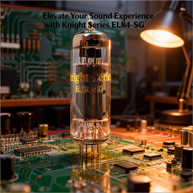 LGBOZI EL84-SG Vakuumröhre für HIFI Audio und DIY Gitarren-Verstärker, transparent - Bild 1