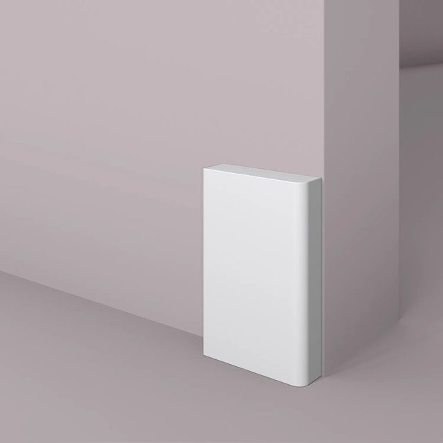 NMC Wallstyl Sockel-Set WB3 Zierelement Türumrandung Weiß, 2 Stück, B: 16,2 cm, H: 3 cm, T: 10 cm - Bild 1