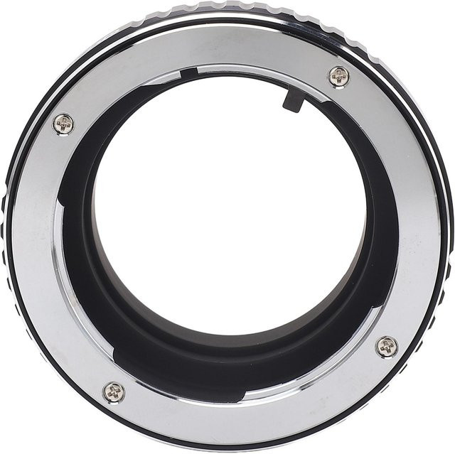 Koogeelife Objektivanschlussadapter für Olympus OM Objektive auf M Mount Kameras aus Aluminiumlegierung, Farbe: Grau/Silber - Bild 1