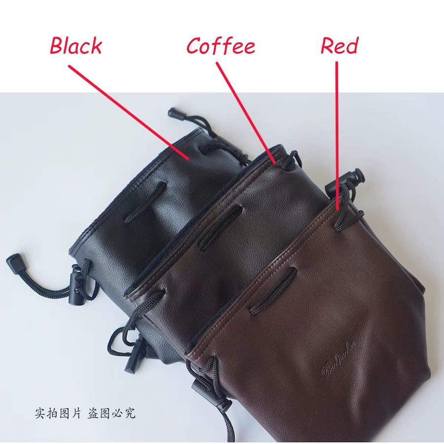 Stoßfeste Kamera Tasche aus PU Leder für Nikon und Fujifilm in Schwarz oder Rot - Bild 2
