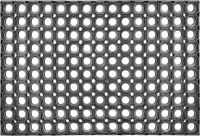 Astra Fußmatte Quadro Light Schwarz, B: 60 cm, T: 80 cm - Bild 1