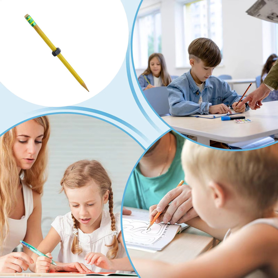 Gelber Fidget-Stift zur Konzentrationsförderung und Stressreduktion mit Gewinde für Kinder und Erwachsene - Bild 4