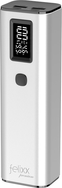 Felixx Premium Powerbank Note-100 mit 20000mAh, PD100W und QC24W in Silver - Bild 1