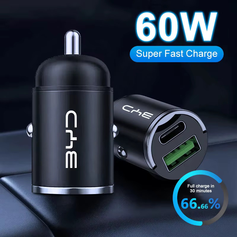 Mini-Autoladegerät für BYD Modelle mit USB-C Schnellladefunktion, 12-24V Zigarettenanzünder, Schwarz - Bild 3