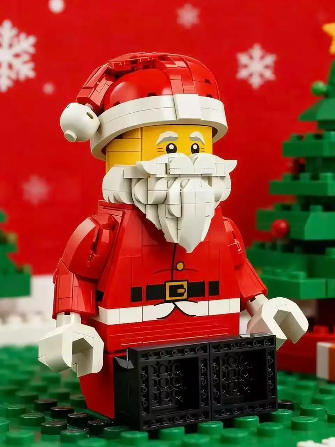 Disney Weihnachtsmann-Minifigur, Baustein-Puzzle-Modell, 761 Teile, ab 14 Jahren - Bild 6