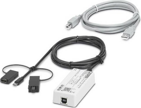 Phoenix Contact IFS-USB-PROG-ADAPTER 2811271 USB-C Adapter in Weiß - Bild 1