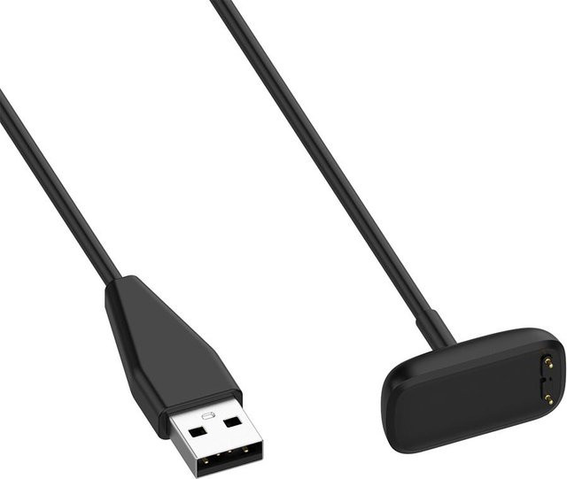 GoolRC Magnetisches USB-Ladekabel für Fitbit Luxe Armband Ladegerät in Grau, Länge: 100 cm - Bild 1