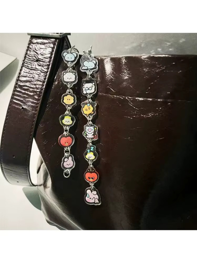 LINE FRIENDS Schlüsselanhänger BT21 Anime Acryl, Unisex - Bild 3
