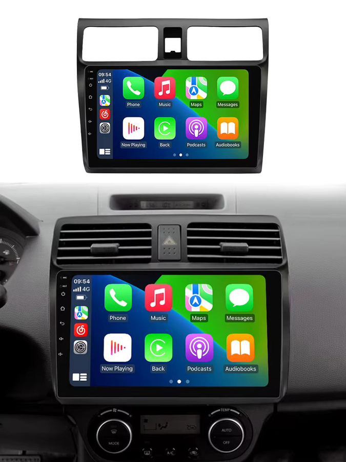 NaviFly 2 Din Wireless Carplay und Android Auto Autoradio mit GPS für Suzuki Swift 2003 bis 2010 in Schwarz - Bild 5