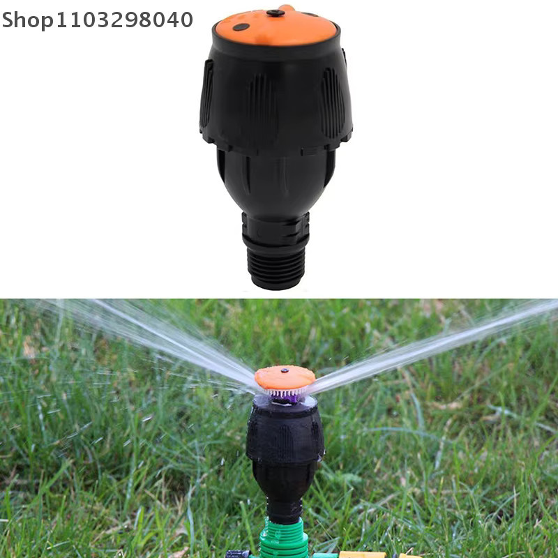 Hoeaden 360-Grad-automatischer rotierender Rasensprinkler mit multidirektionaler Wasserverteilungsdüse für die Gartenbewässerung - Bild 2