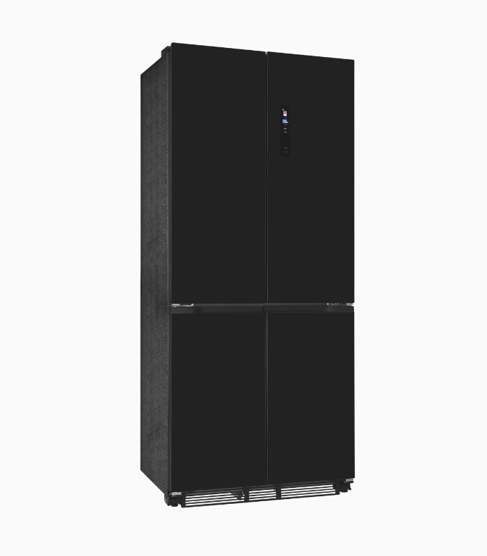 Exquisit EMD470-170-200E Einbau-Multidoor Kühlschrank in Schwarz-Glas mit No-Frost und Zero Degree Zone - Bild 3