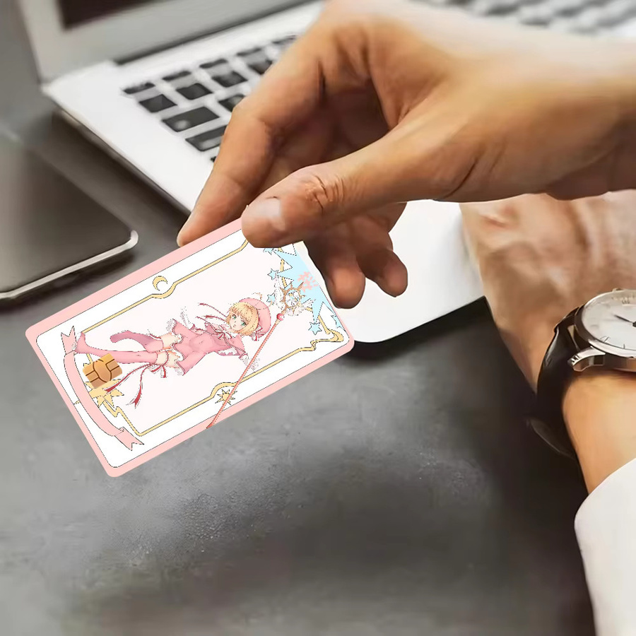 Card Captor Sakura, Anime-Bank-Kreditkarten, Buspass-Aufkleber, Set - Bild 3