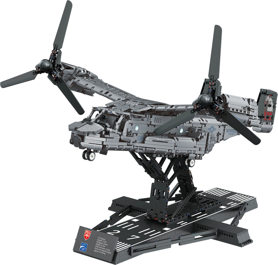 Revell Bell Boeing V-22 Osprey Brick System, Fahrzeug, 1:25, ab 18 Jahre - Bild 3