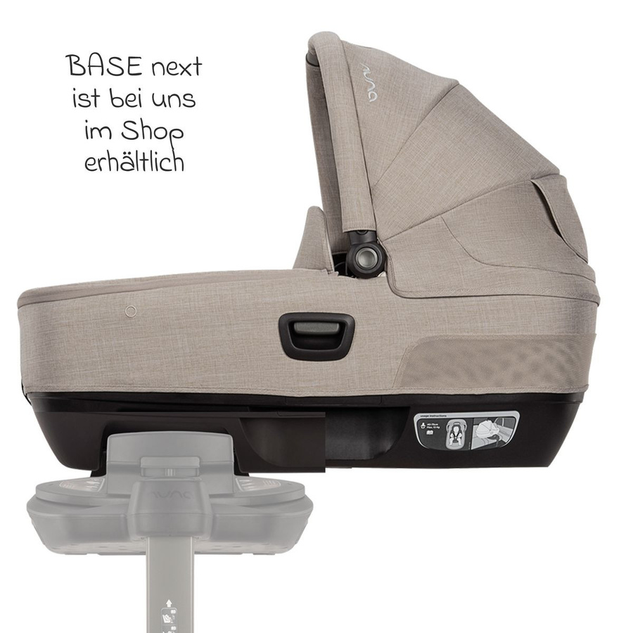 Nuna Babywanne CARI next für Auto und Kinderwagen, Farbe: Beige - Bild 2