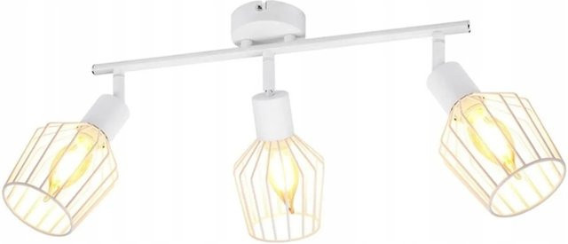 NETTLIFE Deckenleuchte aus Metall in Weiß, modern und verstellbar, Durchmesser: 46 cm - Bild 1