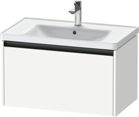 Duravit Waschtischunterschrank Ketho.2 in Weiß, wandhängend mit 1 Auszug, B/T: 78,4 x 45,5 cm - Bild 1