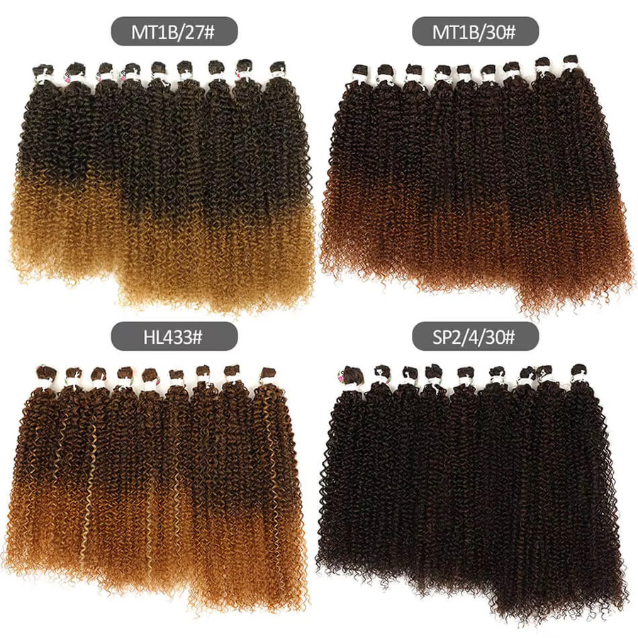 Alana beauty Haar Extensions, synthetische Jerry Curls, 9 Stück, Damen - Bild 3