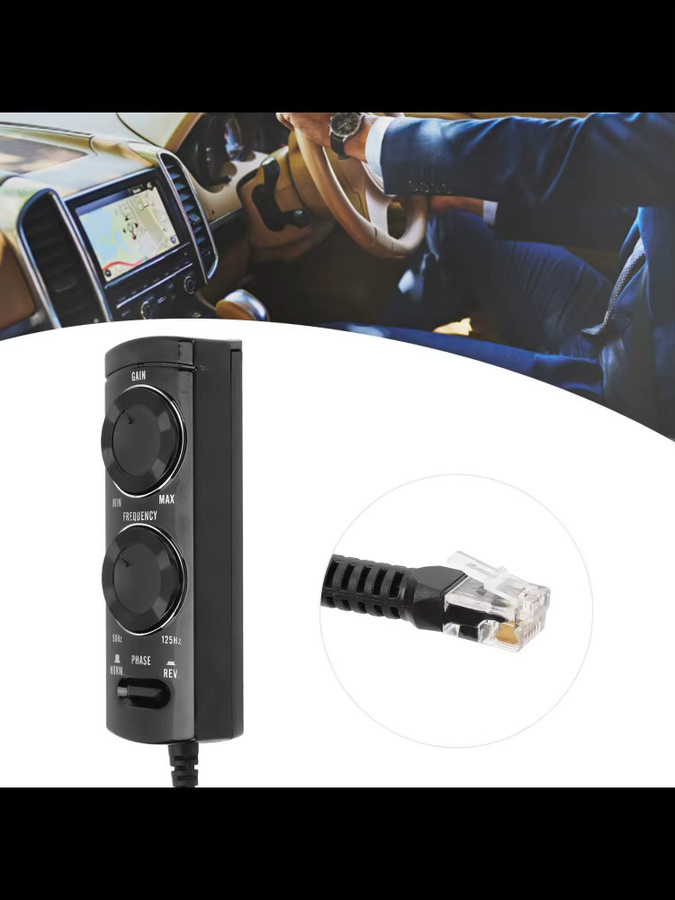 Drahtsteuerung für TS WX110A TS WX120A Autoradio Ultradünner Line Controller Subwoofer Lautsprechersteuerkabel in Schwarz - Bild 6