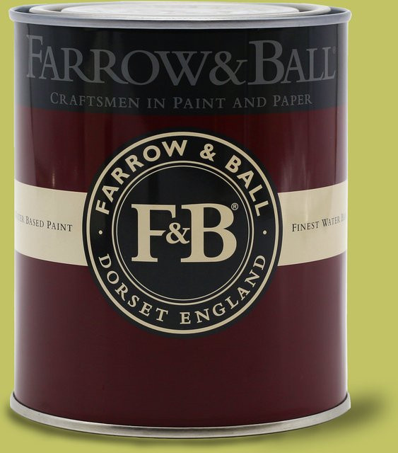 Farrow & Ball Modern Eggshell Wandfarbe Acid Drop 9908 in Grün-Gelb 5 l - Bild 1