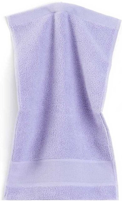 Rico Design Gästehandtuch aus Baumwolle in Purple, B/H: 30 x 50 cm - Bild 1
