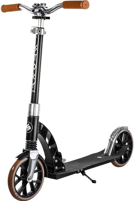 City-Scooter 70's Foldable Commuter, schwarz, Metall - Bild 1