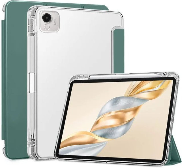 Honor Tablet Hülle für Honor Pad X9a ELN2-W29, Honor Pad X9 Pro und X10 Pro 11,5 Zoll mit Stifthalter und faltbarem Flip-Stand, Farbe: Grün - Bild 1