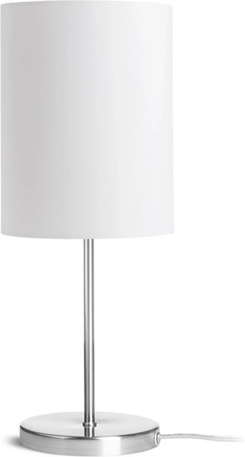 Rendl Tischleuchte NYC/RON aus Polycotton und Metall in Weiß mit 15 W LED und E27 Fassung - Bild 1