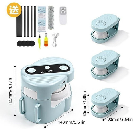 Linyi toy Automatisches Katze Jäger Spielzeug mit Fernbedienung blau